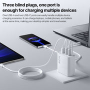 Original Xiaomi 140W 1 x USB + 2 x USB-C / Type-C Three Ports GaN Fast Charger Set, US Plug