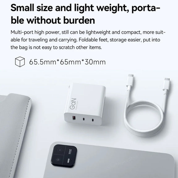 Original Xiaomi 140W 1 x USB + 2 x USB-C / Type-C Three Ports GaN Fast Charger Set, US Plug