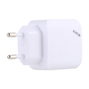 LZ-819A+C QC3.0 USB + PD 18W USB-C / Type-C Interfaces Travel Charger with Indicator Light, EU Plug (White)