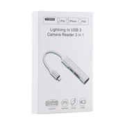 S-206 3 in 1 8 Pin Male to 2 x USB 3.0 + 8 Pin Female Camera Reader Adapter