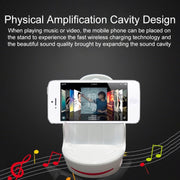 V8 15W Five-finger Sofa Phone Magnetic Suction Wireless Charger Stand (Black)