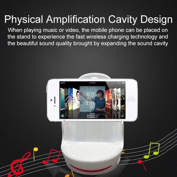 V8 15W Five-finger Sofa Phone Magnetic Suction Wireless Charger Stand (Black)