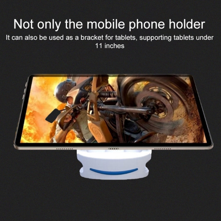 V8 15W Five-finger Sofa Phone Magnetic Suction Wireless Charger Stand (White)