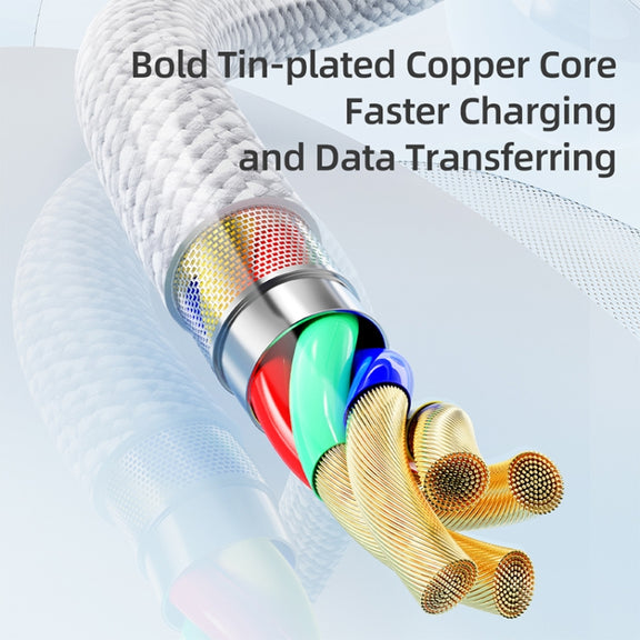 ROCK Z20 1m PD27W USB-C / Type-C to 8 Pin Fast Charging Data Cable