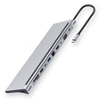 11 in 1 RJ45 + 87W PD + SD/TF + USBx3+ HDMI + VGA + 3.5mm AUX to Type-C HUB Adapter - USB HUB by PMC TechLife | Online Shopping South Africa | PMC TechLife | Buy Now Pay Later Mobicred