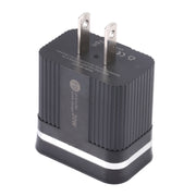 46-A2C2 20W PD + QC3.0 USB Multifunction Fast Charger,US Plug(Black)