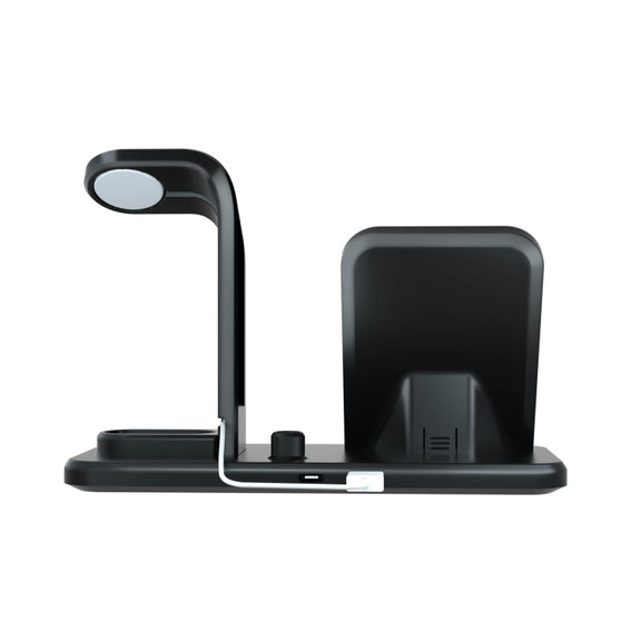 N35 3 in 1 Separated Design Quick Wireless Charger for iPhone, Apple Watch, AirPods(White)