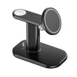 JJT-A70 15W 3 in 1 Multifunctional Magnetic Wireless Charging Holder (Black) - Wireless Charger by PMC TechLife | Online Shopping South Africa | PMC TechLife | Buy Now Pay Later Mobicred
