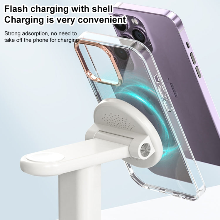 JJT-A70 15W 3 in 1 Multifunctional Magnetic Wireless Charging Holder (Black)