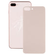 Easy Replacement Big Camera Hole Glass Back Battery Cover with Adhesive for iPhone 8 Plus(Gold) - Back Cover by PMC TechLife | Online Shopping South Africa | PMC TechLife