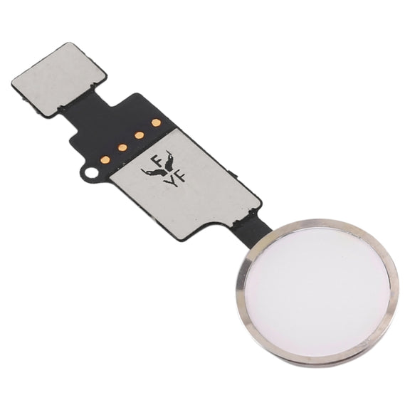 Home Button (3rd ) with Flex Cable (Not Supporting Fingerprint Identification) for iPhone 8 Plus / 7 Plus / 8 / 7(Silver)