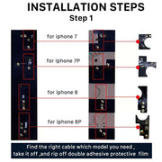 Home Button (3rd ) with Flex Cable (Not Supporting Fingerprint Identification) for iPhone 8 Plus / 7 Plus / 8 / 7(Black)