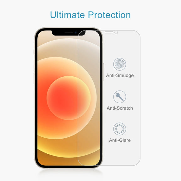For iPhone 12 mini 50 PCS 0.26mm 9H 2.5D Tempered Glass Film (Open Hole)