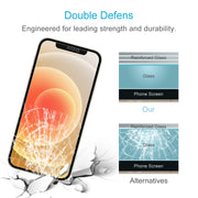 For iPhone 12 mini 50 PCS 0.26mm 9H 2.5D Tempered Glass Film (Open Hole)
