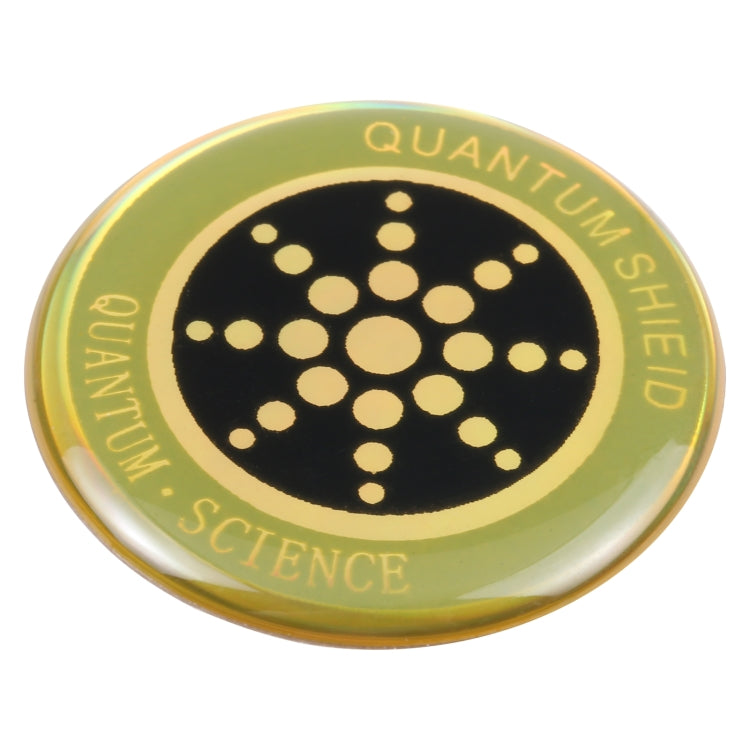 Anti Electromagnetic Radiation Mobile Phone Sticker (Gold)