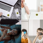 Anti Electromagnetic Radiation Mobile Phone Sticker (Gold)