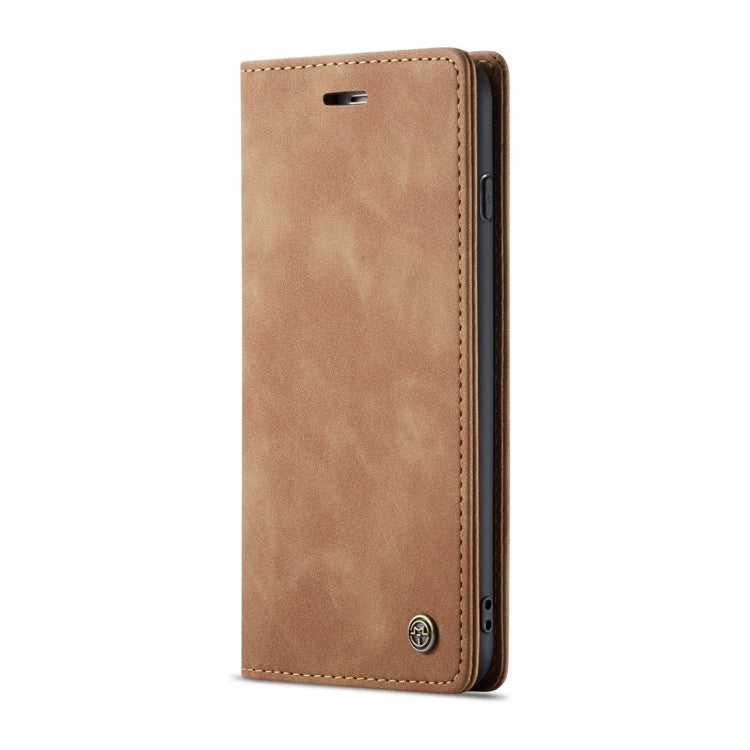 CaseMe-013 Multifunctional Retro Frosted Horizontal Flip Leather Case for iPhone 7 Plus / 8 Plus, with Card Slot & Holder & Wallet(Brown)