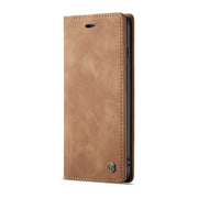 CaseMe-013 Multifunctional Retro Frosted Horizontal Flip Leather Case for iPhone 7 Plus / 8 Plus, with Card Slot & Holder & Wallet(Brown)