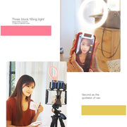 XJ18 LED Light Live Self-timer Flash Fill Light(White)
