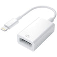 8 Pin to Single USB Port Camera Adapter, Support iOS 9.2 or Above (White) - Converter & Adapter by PMC TechLife | Online Shopping South Africa | PMC TechLife | Buy Now Pay Later Mobicred