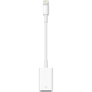 8 Pin to Single USB Port Camera Adapter, Support iOS 9.2 or Above (White)