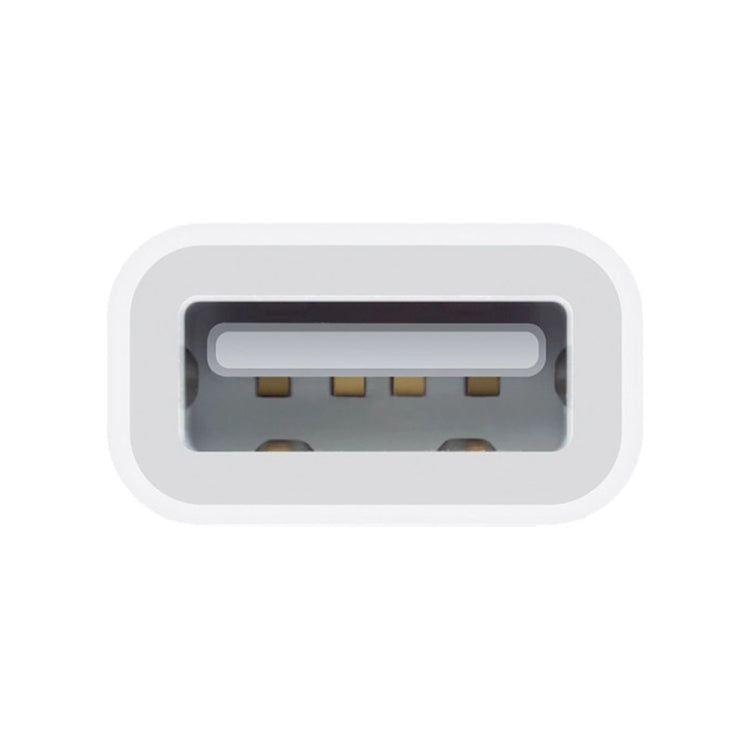 8 Pin to Single USB Port Camera Adapter, Support iOS 9.2 or Above (White)