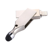 RQW-10E 2 in 1 USB 2.0 & 8 Pin 32GB Flash Drive with Stylus Pen, for iPhone & iPad & iPod & Most Android Smartphones & PC Computer
