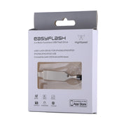 RQW-10E 2 in 1 USB 2.0 & 8 Pin 32GB Flash Drive with Stylus Pen, for iPhone & iPad & iPod & Most Android Smartphones & PC Computer