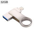 RQW-10D 2 in 1 USB 2.0 & 8 Pin 32GB Flash Drive - U Disk & Card Reader by PMC TechLife | Online Shopping South Africa | PMC TechLife | Buy Now Pay Later Mobicred
