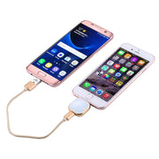 RQW-18S 8 Pin 32GB Multi-functional Flash Disk Drive with USB / Micro USB to Micro USB Cable(Gold)