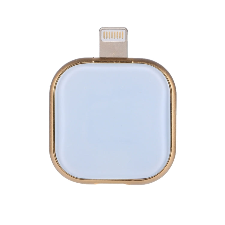 RQW-18S 8 Pin 128GB Multi-functional Flash Disk Drive with USB / Micro USB to Micro USB Cable(Gold)