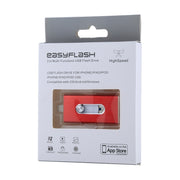 RQW-02 3 in 1 USB 2.0 & 8 Pin & Micro USB 32GB Flash Drive(Red)