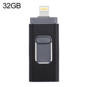 easyflash RQW-01B 3 in 1 USB 2.0 & 8 Pin & Micro USB 32GB Flash Drive(Black)
