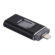 easyflash RQW-01B 3 in 1 USB 2.0 & 8 Pin & Micro USB 32GB Flash Drive(Black)