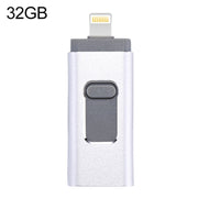 easyflash RQW-01B 3 in 1 USB 2.0 & 8 Pin & Micro USB 32GB Flash Drive(Silver)