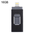 easyflash RQW-01B 3 in 1 USB 2.0 & 8 Pin & Micro USB 16GB Flash Drive(Black) - U Disk & Card Reader by PMC TechLife | Online Shopping South Africa | PMC TechLife | Buy Now Pay Later Mobicred