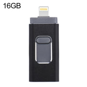 easyflash RQW-01B 3 in 1 USB 2.0 & 8 Pin & Micro USB 16GB Flash Drive(Black)