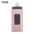 easyflash RQW-01B 3 in 1 USB 2.0 & 8 Pin & Micro USB 16GB Flash Drive(Rose Gold) - U Disk & Card Reader by PMC TechLife | Online Shopping South Africa | PMC TechLife | Buy Now Pay Later Mobicred