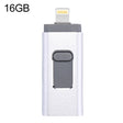 easyflash RQW-01B 3 in 1 USB 2.0 & 8 Pin & Micro USB 16GB Flash Drive(Silver) - U Disk & Card Reader by PMC TechLife | Online Shopping South Africa | PMC TechLife | Buy Now Pay Later Mobicred