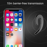 B18 Bone Conduction Bluetooth V4.1 Sports Headphone Earhook Headset, For iPhone, Samsung, Huawei, Xiaomi, HTC and Other Smart Phones or Other Bluetooth Audio Devices(Silver)