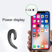 B18 Bone Conduction Bluetooth V4.1 Sports Headphone Earhook Headset, For iPhone, Samsung, Huawei, Xiaomi, HTC and Other Smart Phones or Other Bluetooth Audio Devices(Silver)
