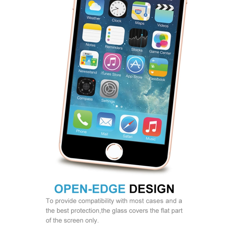 Anti-scratch 9H  Full Screen HD Tempered Glass Film for iPhone SE 2020 / 8 / 7 (Black)