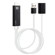 USB 3.0 Female HDMI HD 1080P Video Converter HDTV Cable(Black)