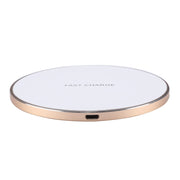 Q21 Fast Charging Wireless Charger Station with Indicator Light(Gold)
