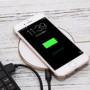 Q21 Fast Charging Wireless Charger Station with Indicator Light(Gold)