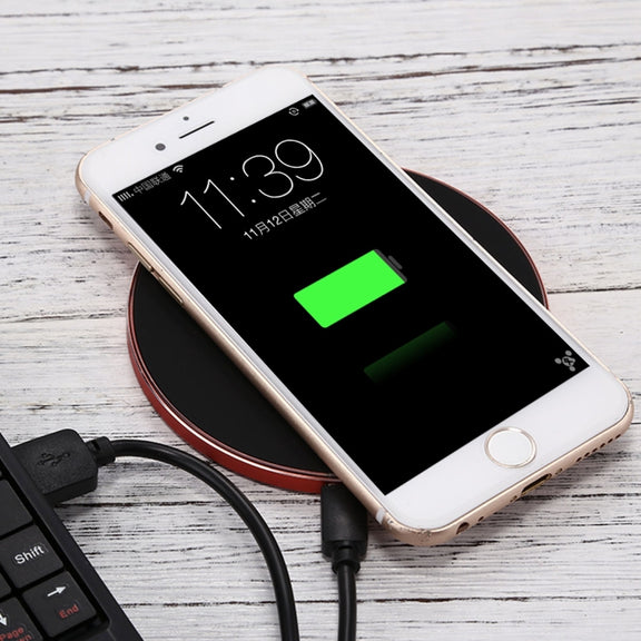Q21 Fast Charging Wireless Charger Station with Indicator Light(Red)