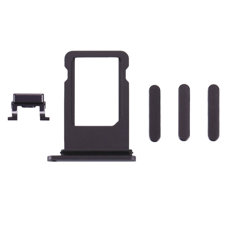 Card Tray + Volume Control Key + Power Button + Mute Switch Vibrator Key for iPhone 8 Plus(Grey)