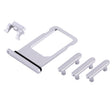 Card Tray + Volume Control Key + Power Button + Mute Switch Vibrator Key for iPhone 8 Plus (Silver) - iPhone 8 Plus Parts by PMc TechLife | Online Shopping South Africa | PMc TechLife | Buy Now Pay Later Mobicred