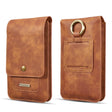 DG.MING Universal Cowskin Leather Protective Case Bag Waist Bag with Card Slots & Hook - More iPhone Cases by DG.MING | Online Shopping South Africa | PMC TechLife | Buy Now Pay Later Mobicred