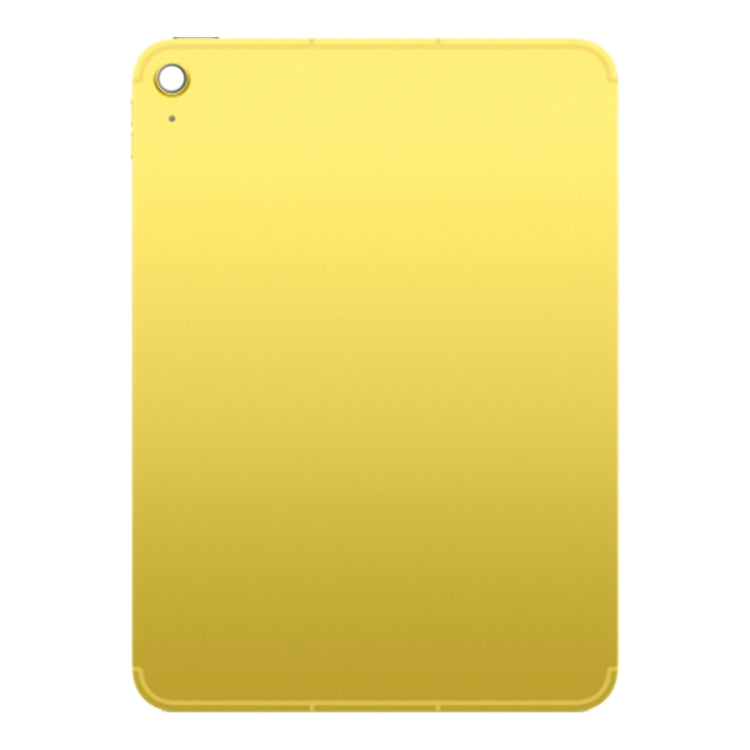For iPad 10th Gen 10.9 2022 4G Version Battery Back Cover (Yellow)